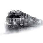 Train - train on snowfield