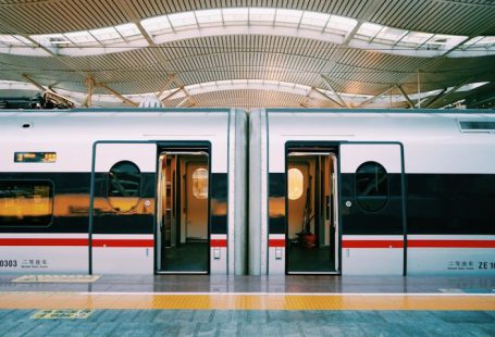 Train - opened-door train