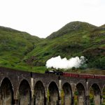 Train - red and black train