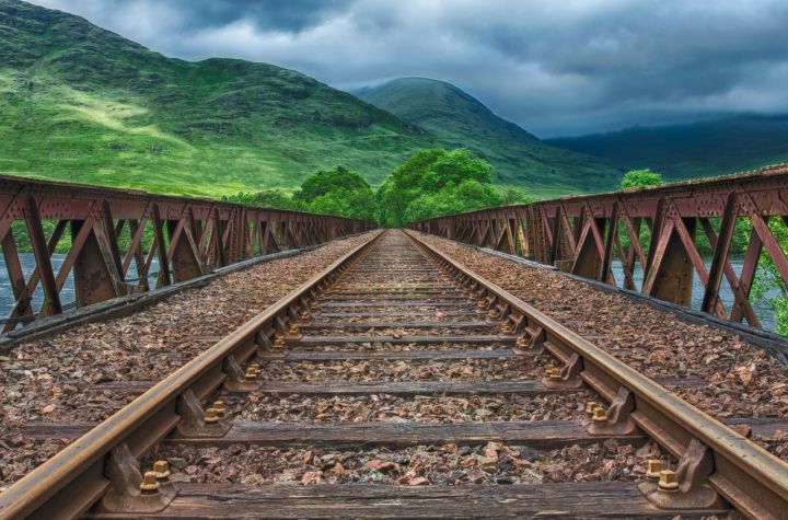 Train - railway, rails, track