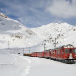 Train - train, railway, snow