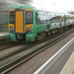 Train - blur, commute, commuting