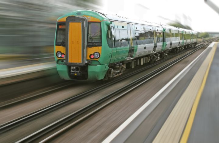 Train - blur, commute, commuting