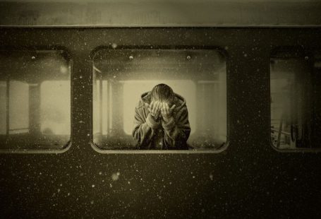 Train - woman, train, train compartment