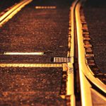 Train - track, transportation, ground