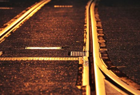 Train - track, transportation, ground
