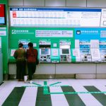 Train Ticket - man in black jacket standing near green and white wall