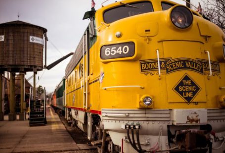 Train Ticket - yellow Scenic valley train