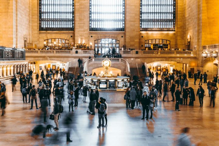 Train Ticket - group of people on museum