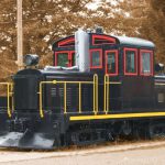 Train Ticket - black train
