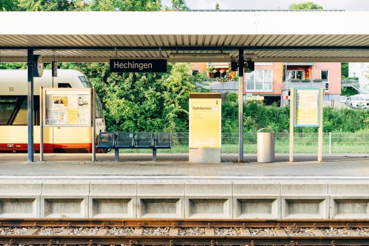 Train Ticket - minimalist photography of train station