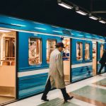 Speed Rail - Metro station with passengers on platform