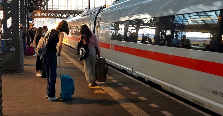 Train Stations - People Walking on Train Station during Night Time