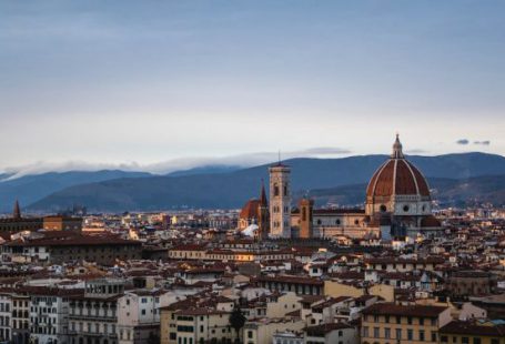 Historical Landmarks - Drone Shot of Buildings in the City of Florence