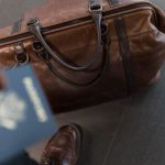 Luggage - Brown Leather Duffel Bag