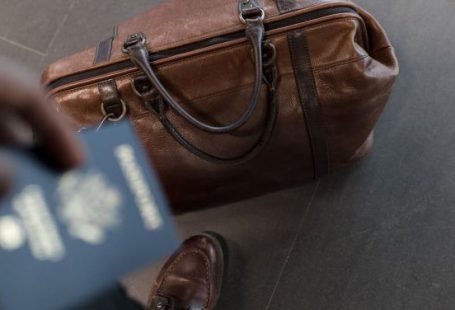 Luggage - Brown Leather Duffel Bag