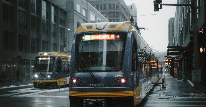 Train Crossings - Yellow and Gray Passenger Train Photo